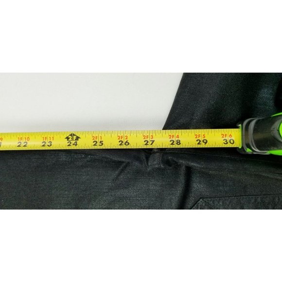 Mother 25X27 Women's Black The Swooner Ankle Wet Paint Denim Logo Tag Jeans USA - Picture 4 of 16